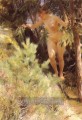 Nackt unter einer Tanne Allen voran Schweden Künstler Anders Zorn